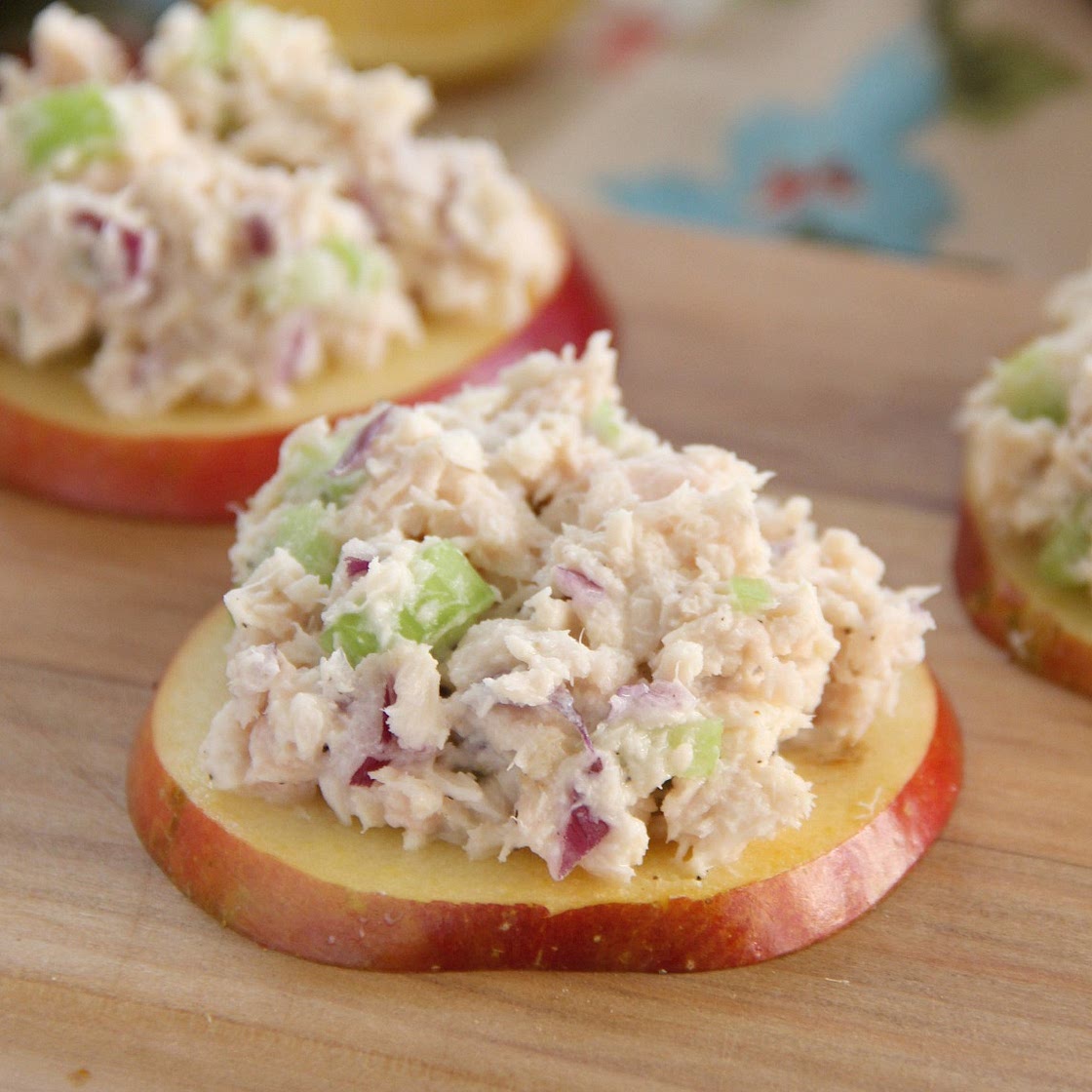 Apple Tuna Bites