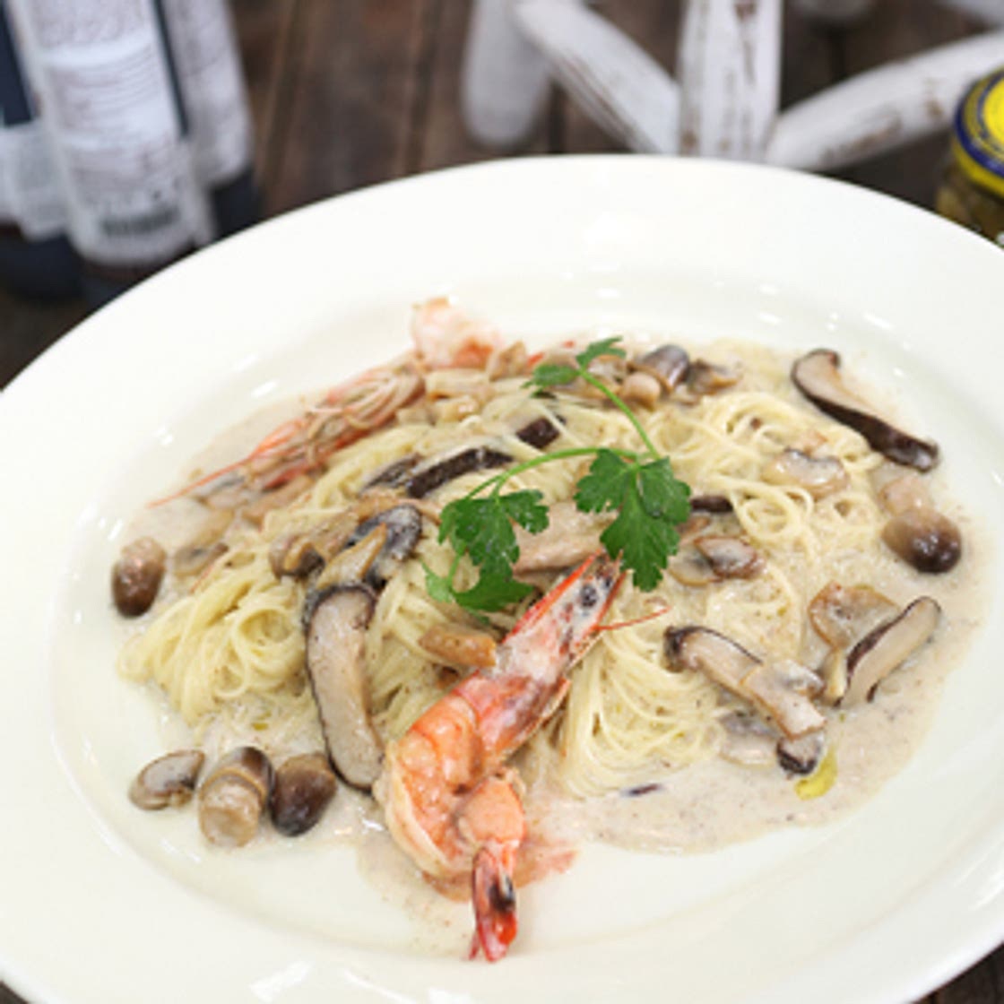 카펠리니 버섯 크림파스타