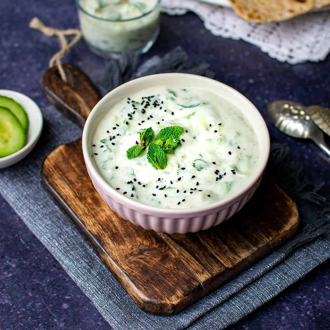 Simple Vegan Raita In 5 Minutes
