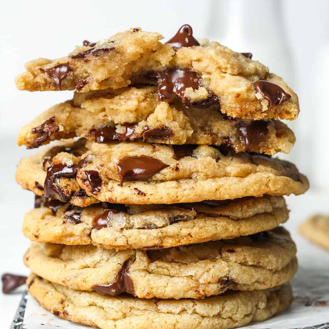 Gooey Chocolate Chip Cookies