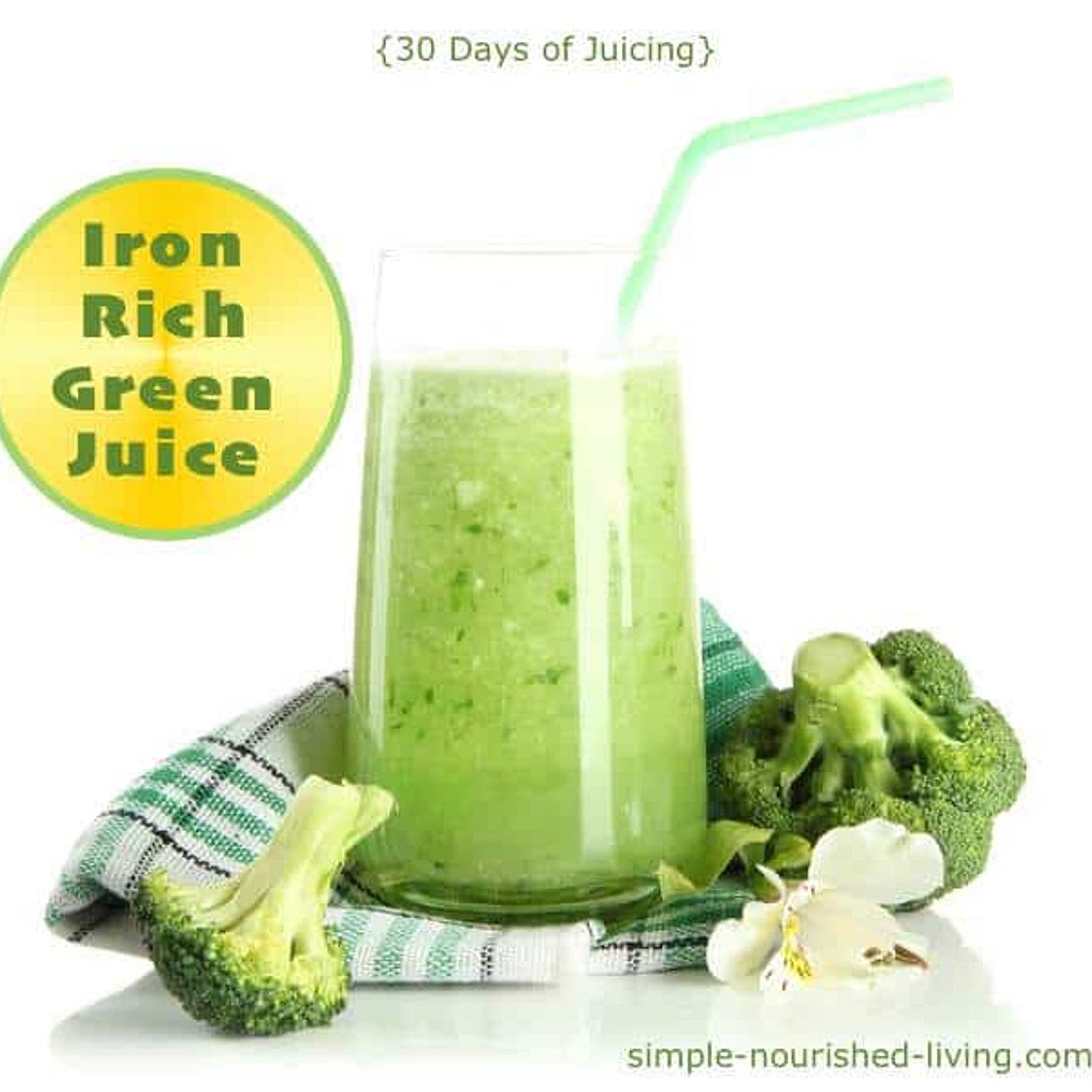 Iron Rich Green Juice {30 Days of Juicing}