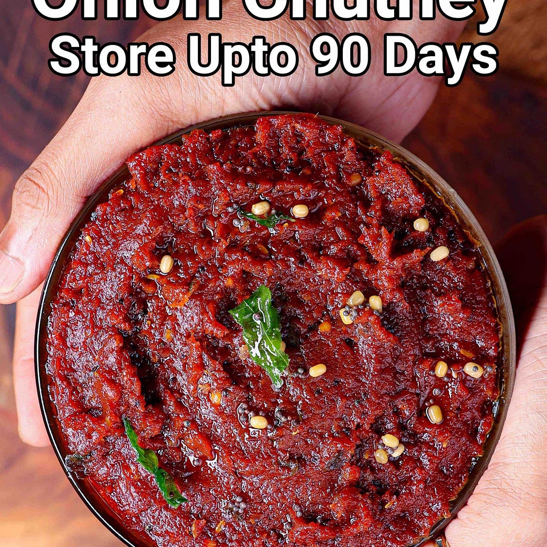 Onion Chutney Recipe | Vengaya Chutney | Multipurpose Indian Onion Chutney For Dosa