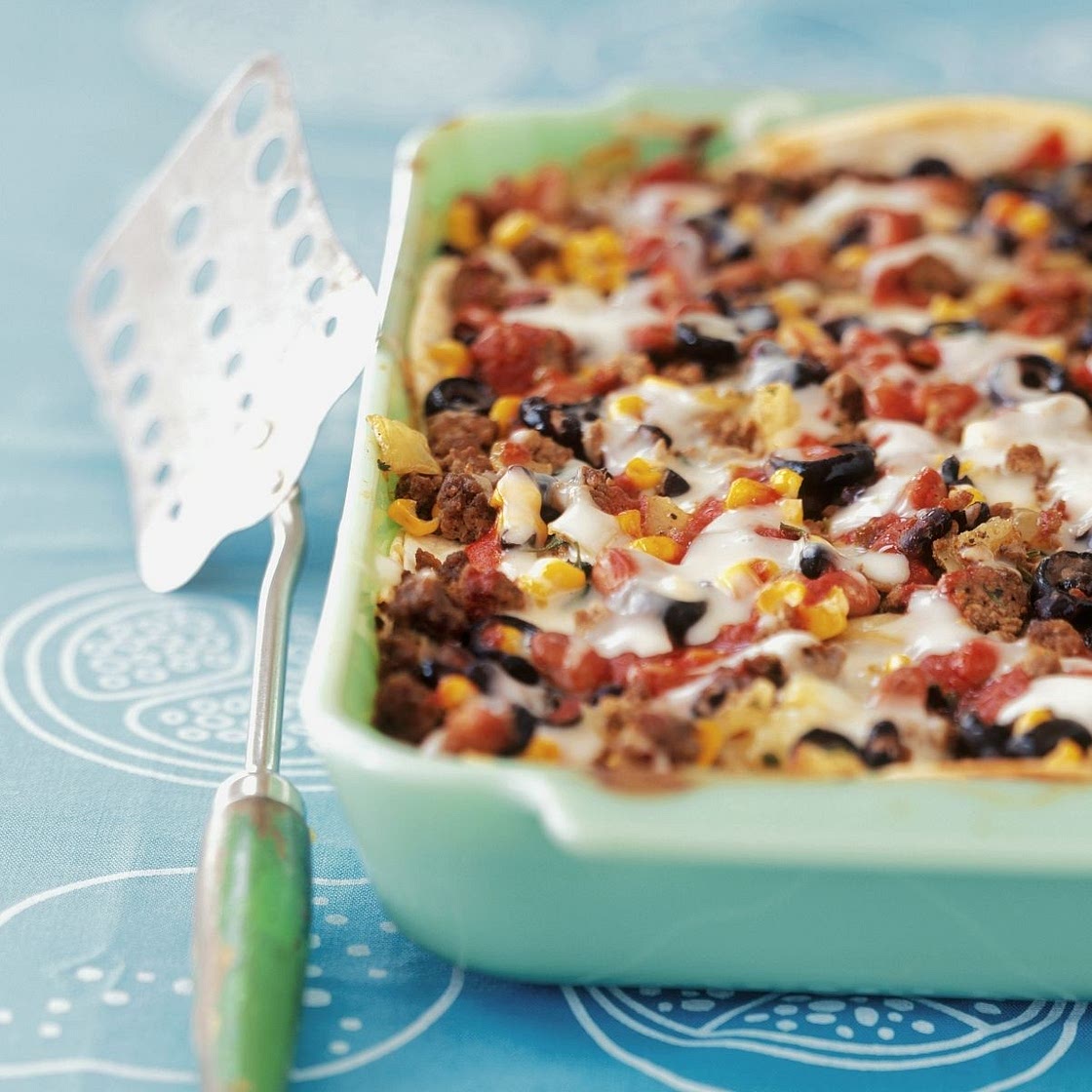 Hackfleisch-Mais-Auflauf mit Paprika