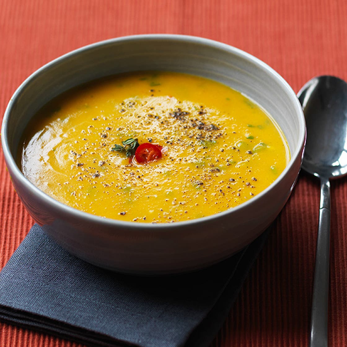 Spicy butternut squash soup