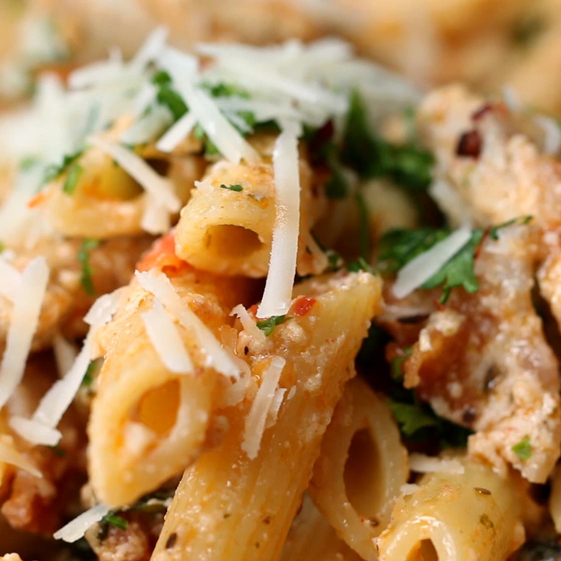 Creamy Chicken Penne Pasta Recipe by Tasty