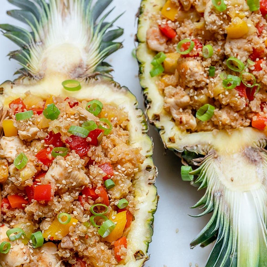 Chicken + Quinoa Pineapple Bowls