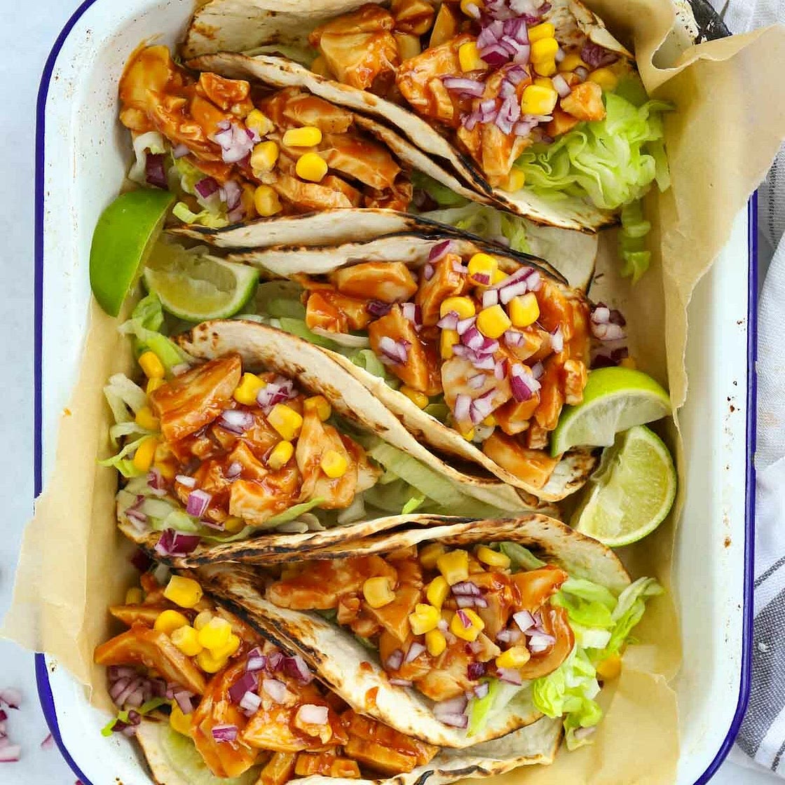Chicken Tacos {10 Minute Recipe}