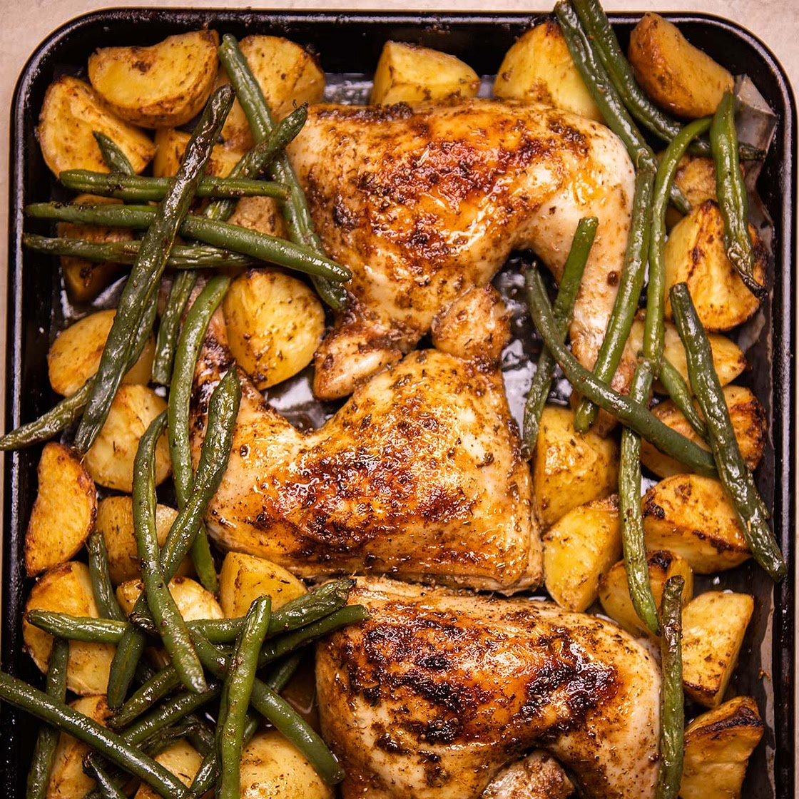 Easy Sheet Pan Chicken Dinner