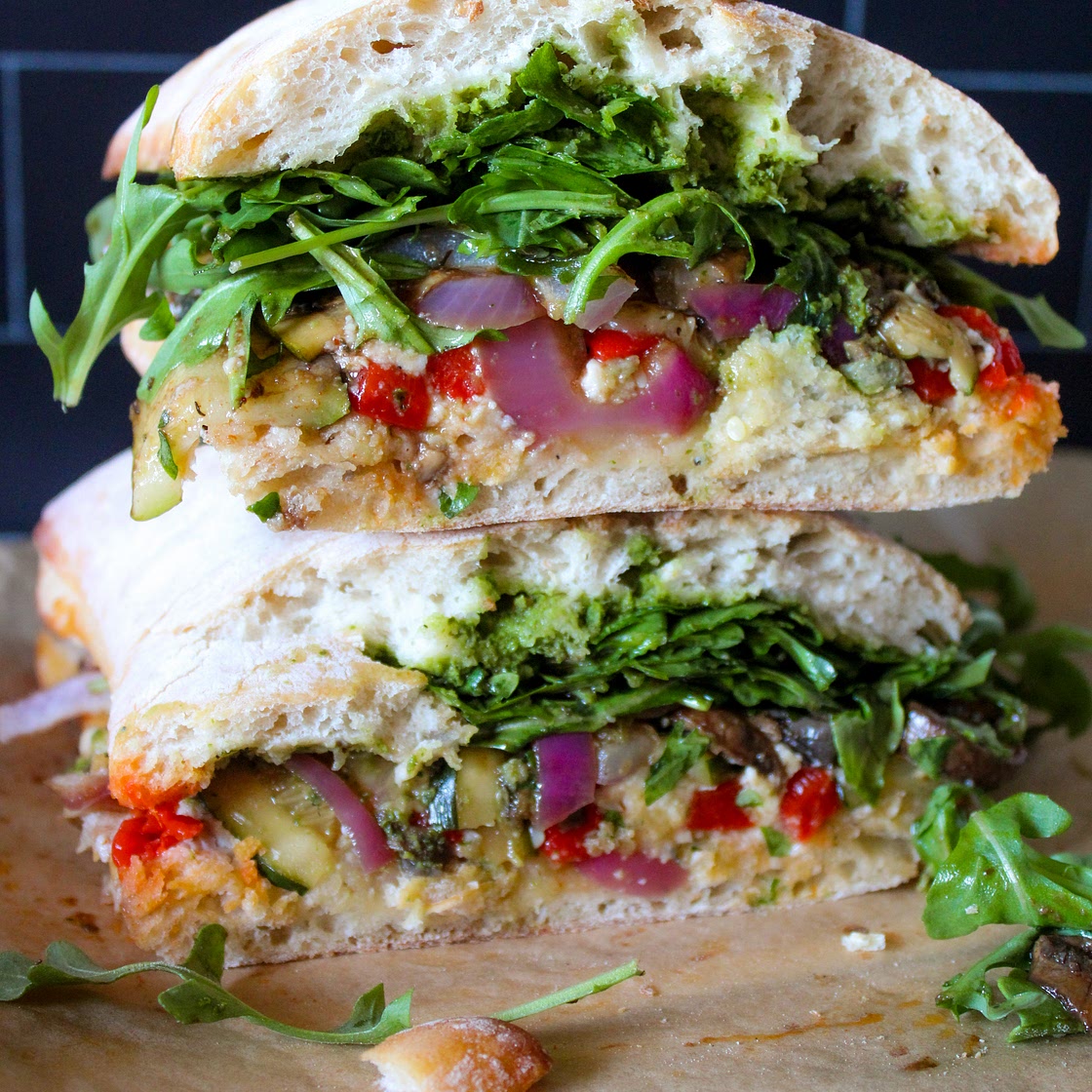 Roasted Vegetable Sandwiches