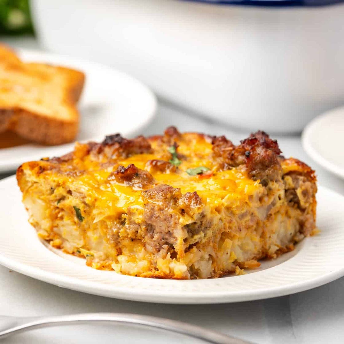 Mexican Breakfast Casserole with Tater Tots