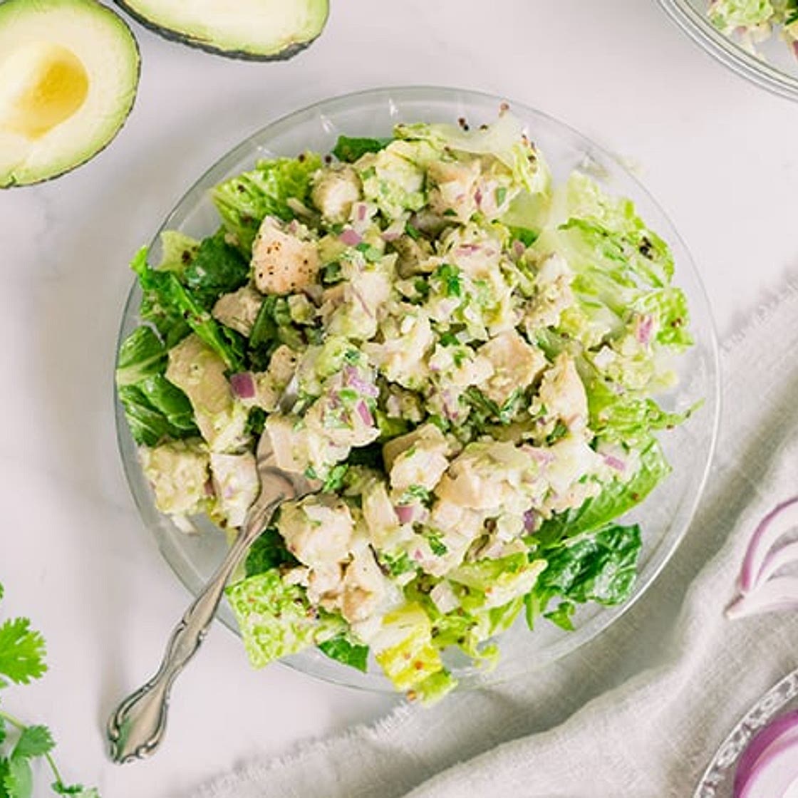 Guacamole Chicken Salad (PCOS-Friendly)