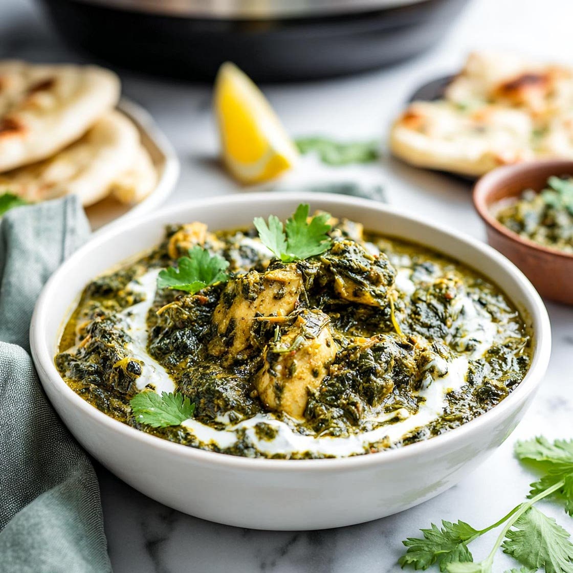 Crockpot Saag Chicken