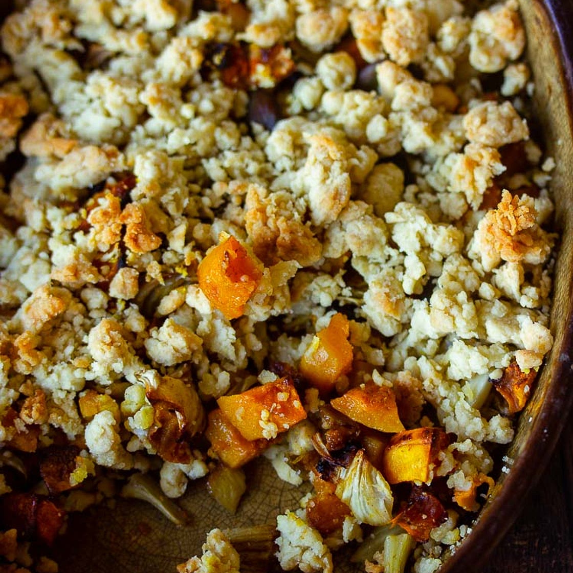 Crumble de légumes d'hiver