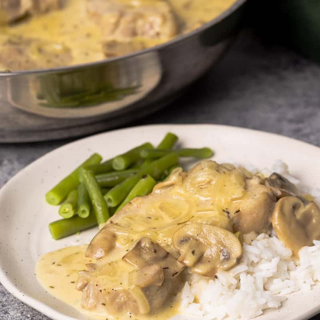 Pork Stroganoff