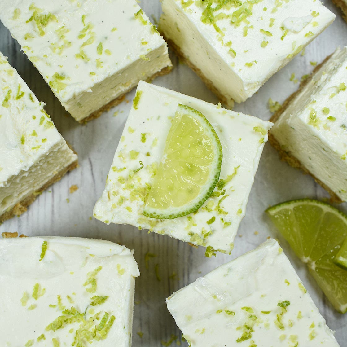Margarita Lime Cheesecake Bars