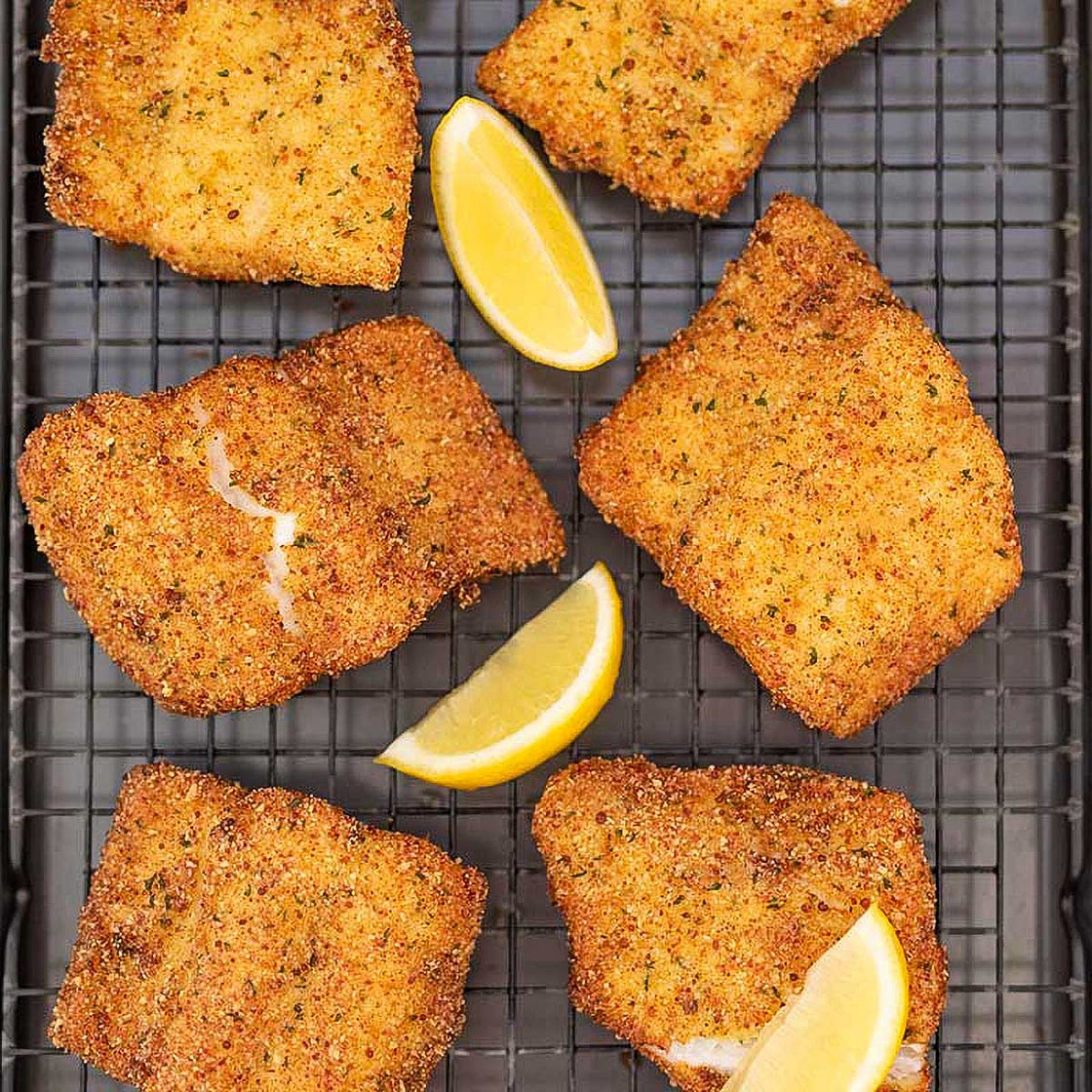 Keto Fried Fish - Breaded & Crumbed