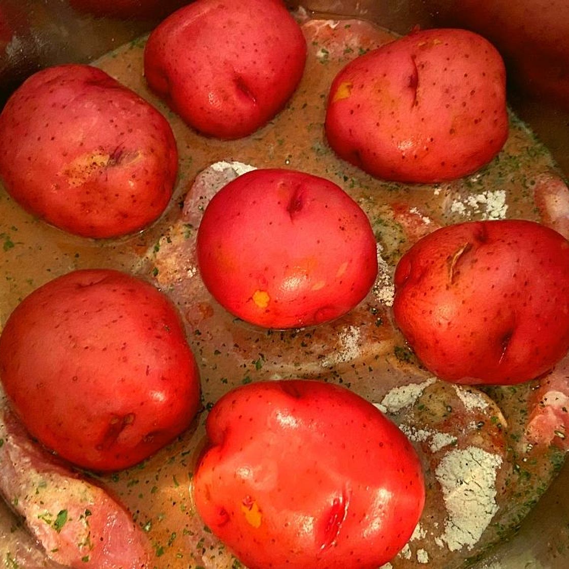 Instant Pot Ranch Pork Chops and Potatoes