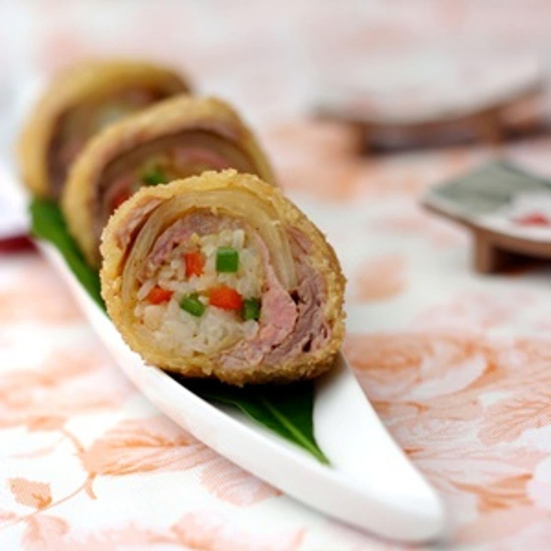 돼지고기김치롤튀김