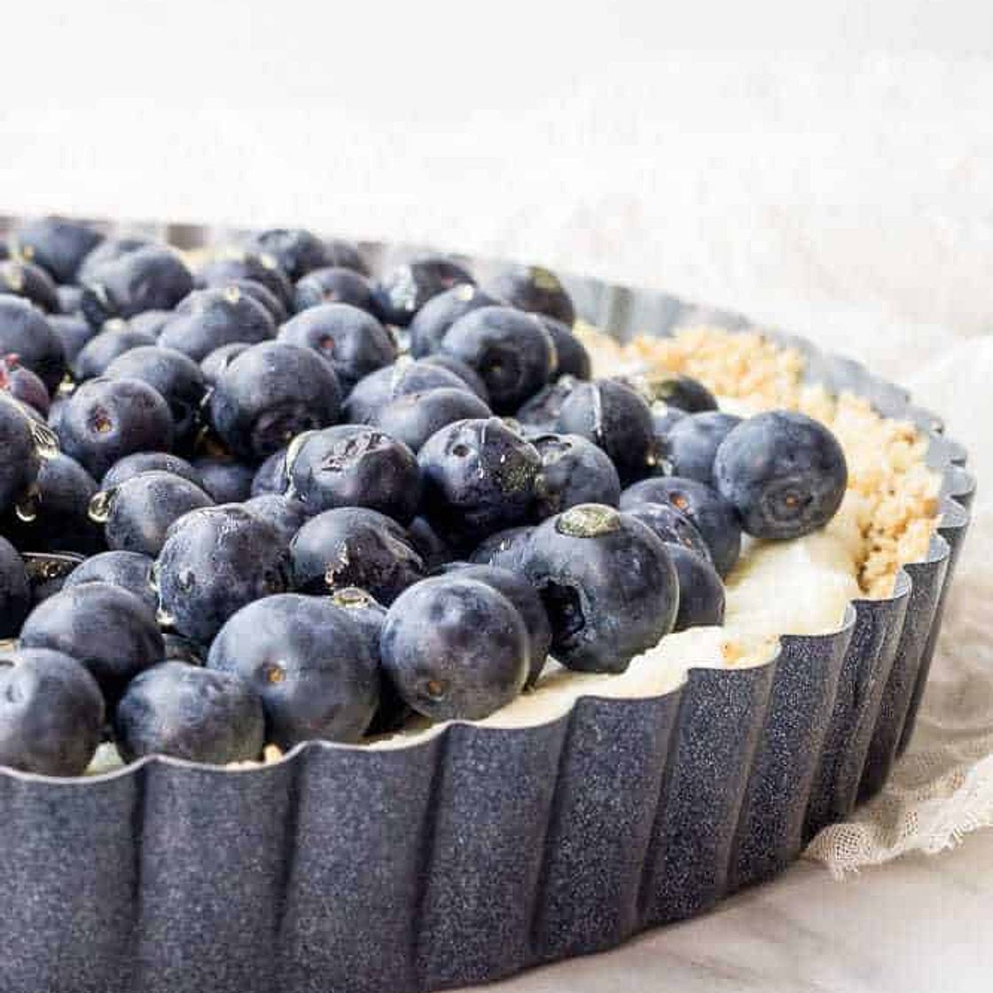 Blueberry White Chocolate Tart