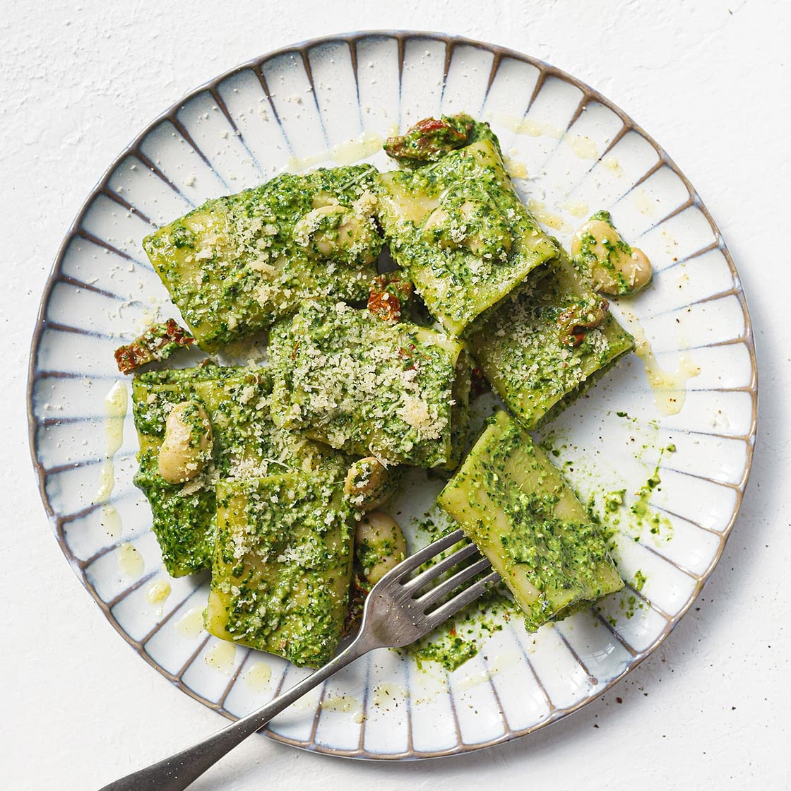 Salad Leaf Pesto Pasta