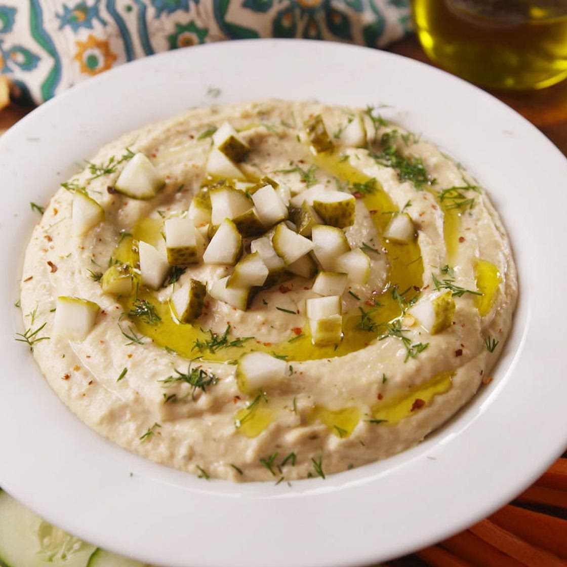 Dill Pickle Hummus