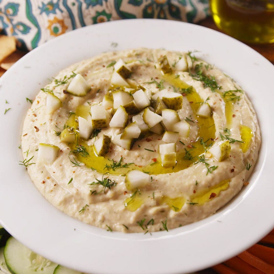 Dill Pickle Hummus