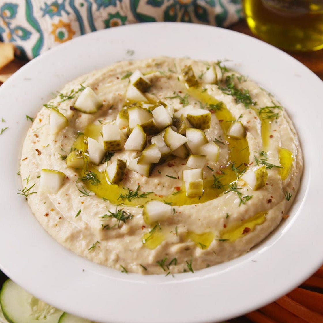 Dill Pickle Hummus