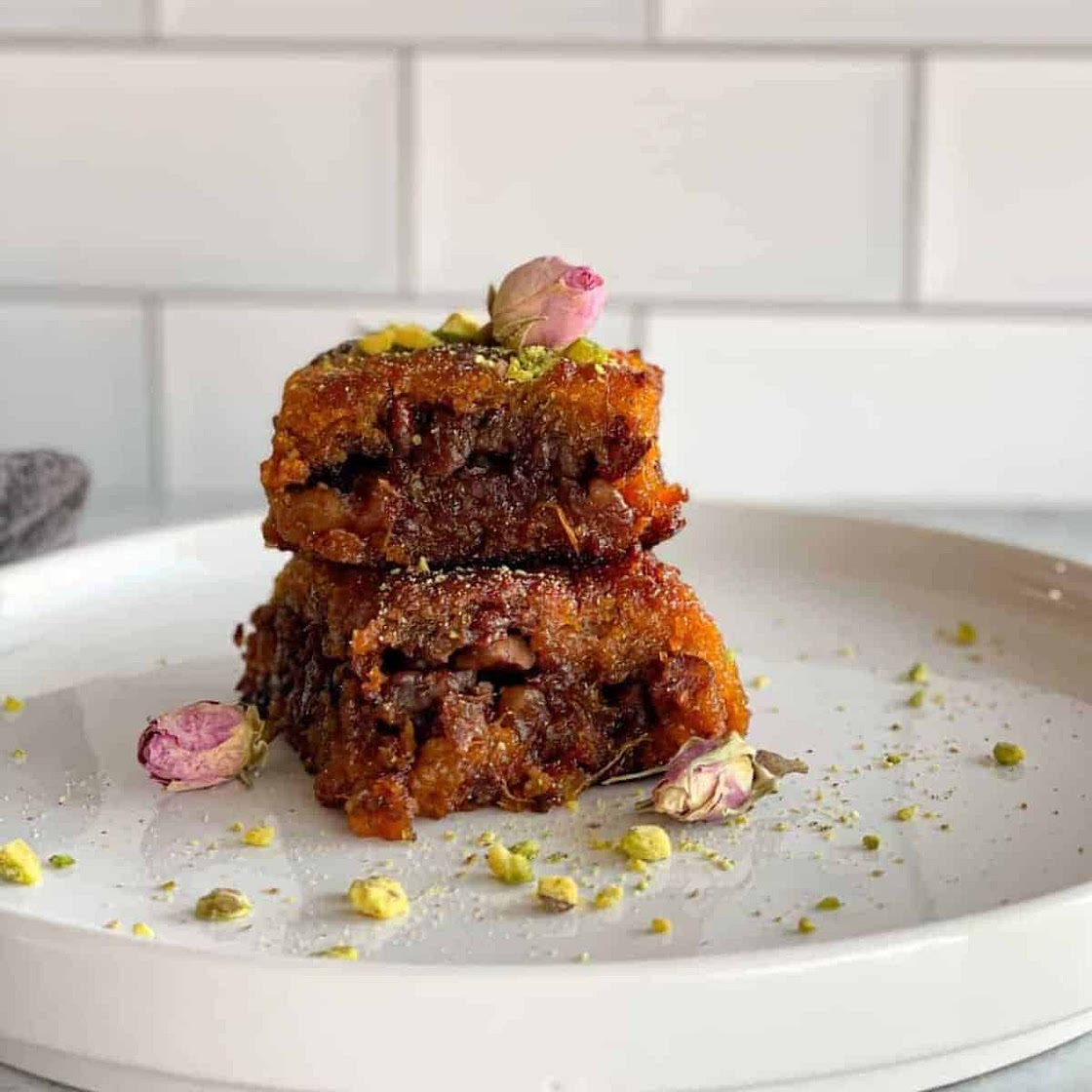 Sweet Potato Bake Filled With Walnuts