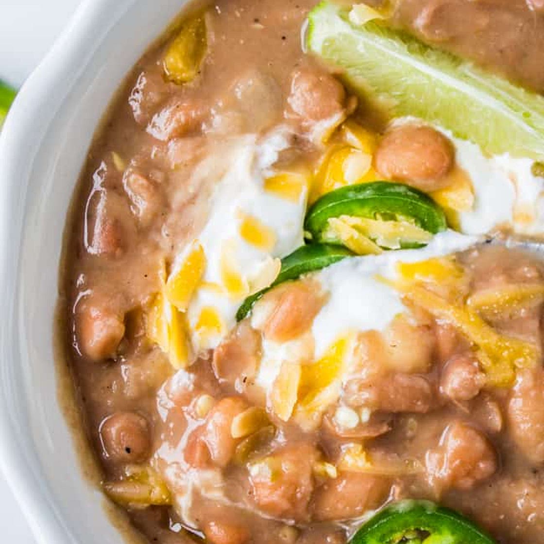 Traditional Tejano Beans (Mexican Pinto Beans)