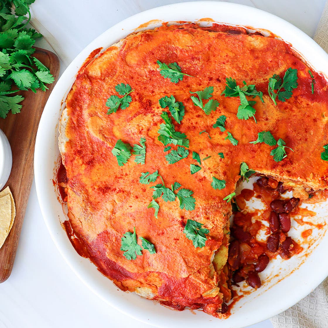 Tortilla Bean Casserole