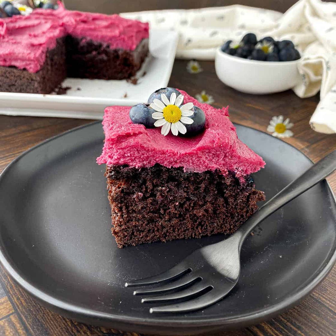 Blueberry Chocolate Cake