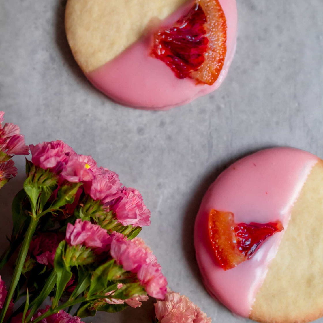Blood Orange Sugar Cookies