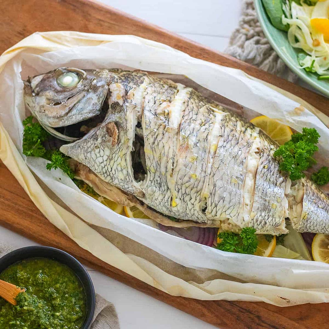 Whole Fish en Papillote