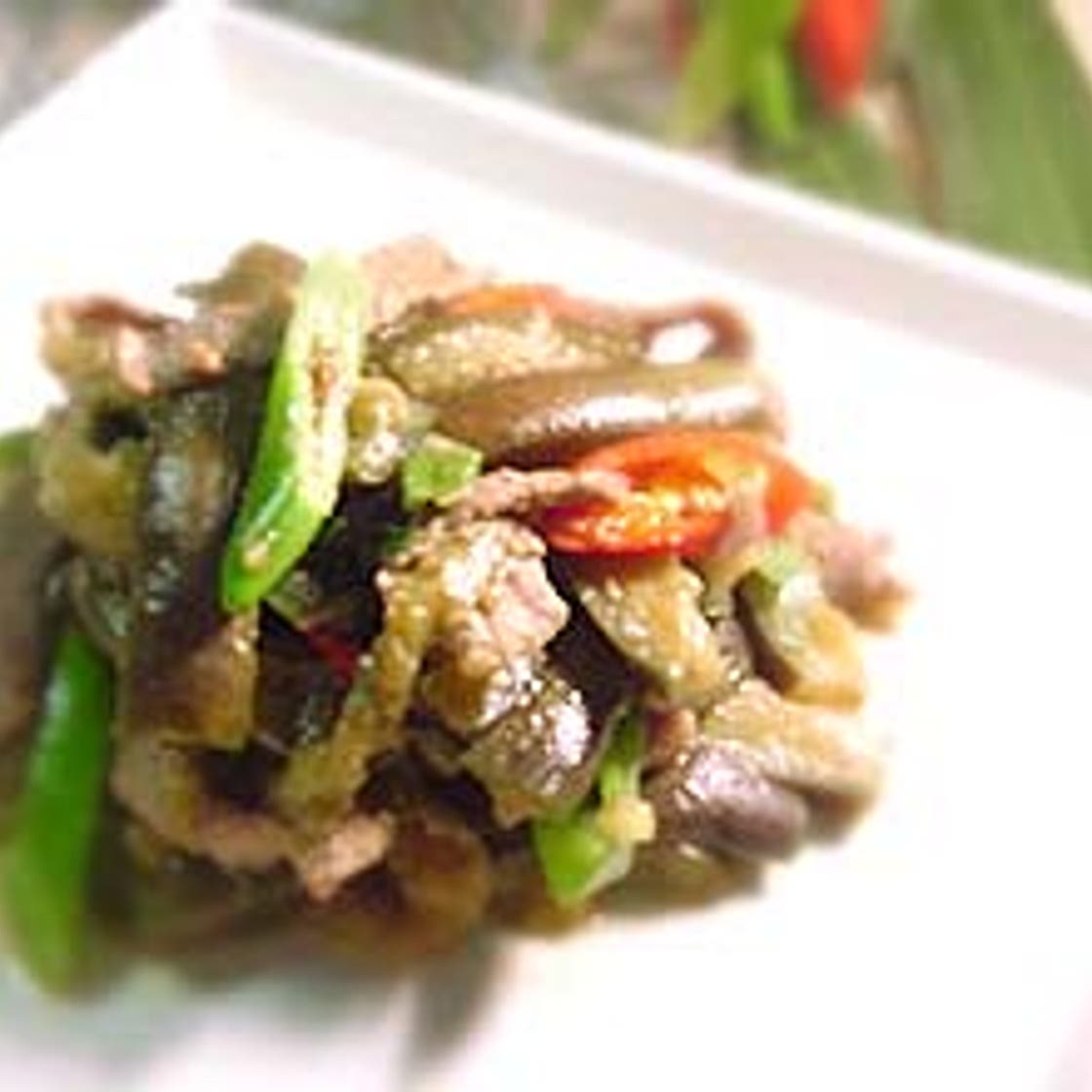 가지쇠고기볶음