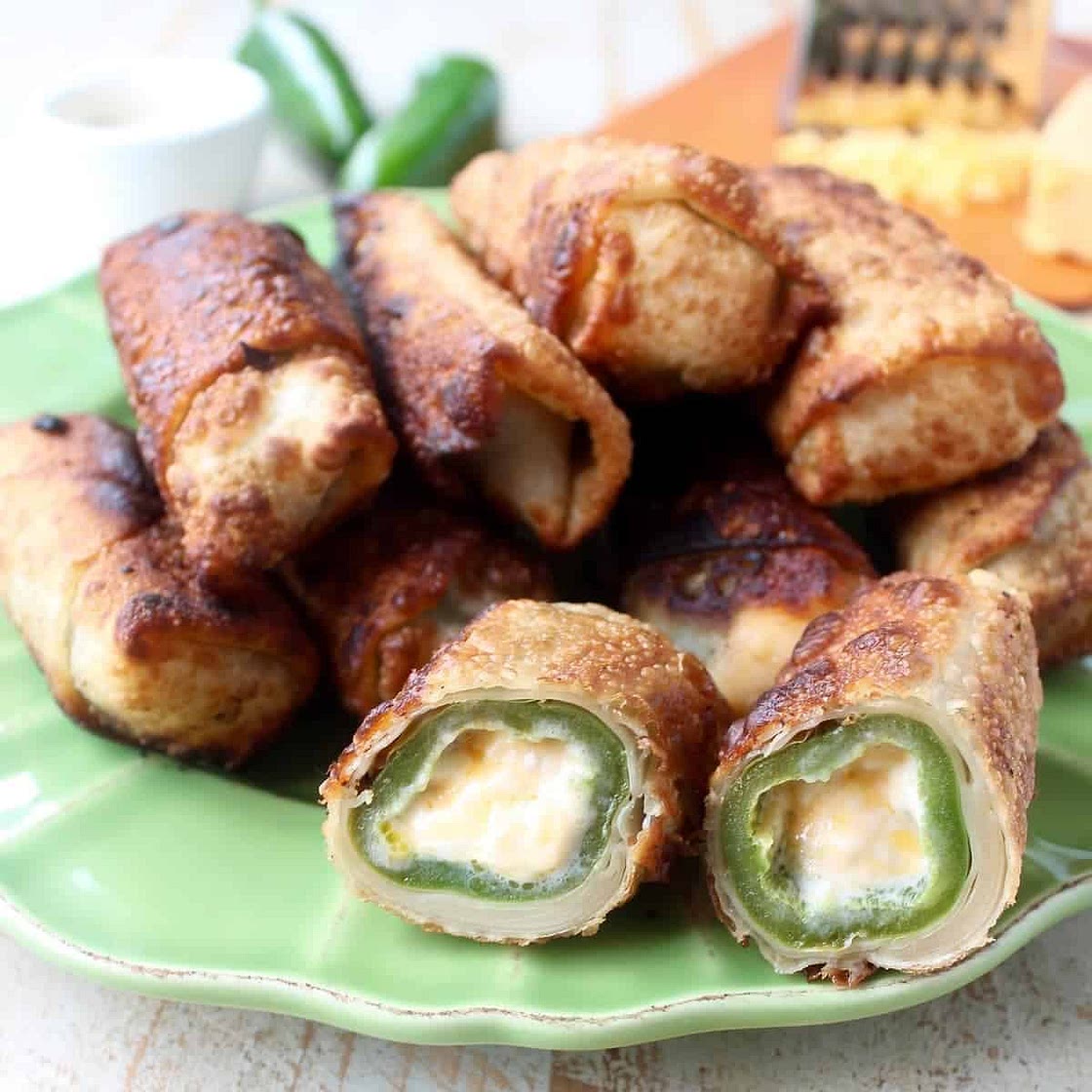 Jalapeno Popper Egg Rolls