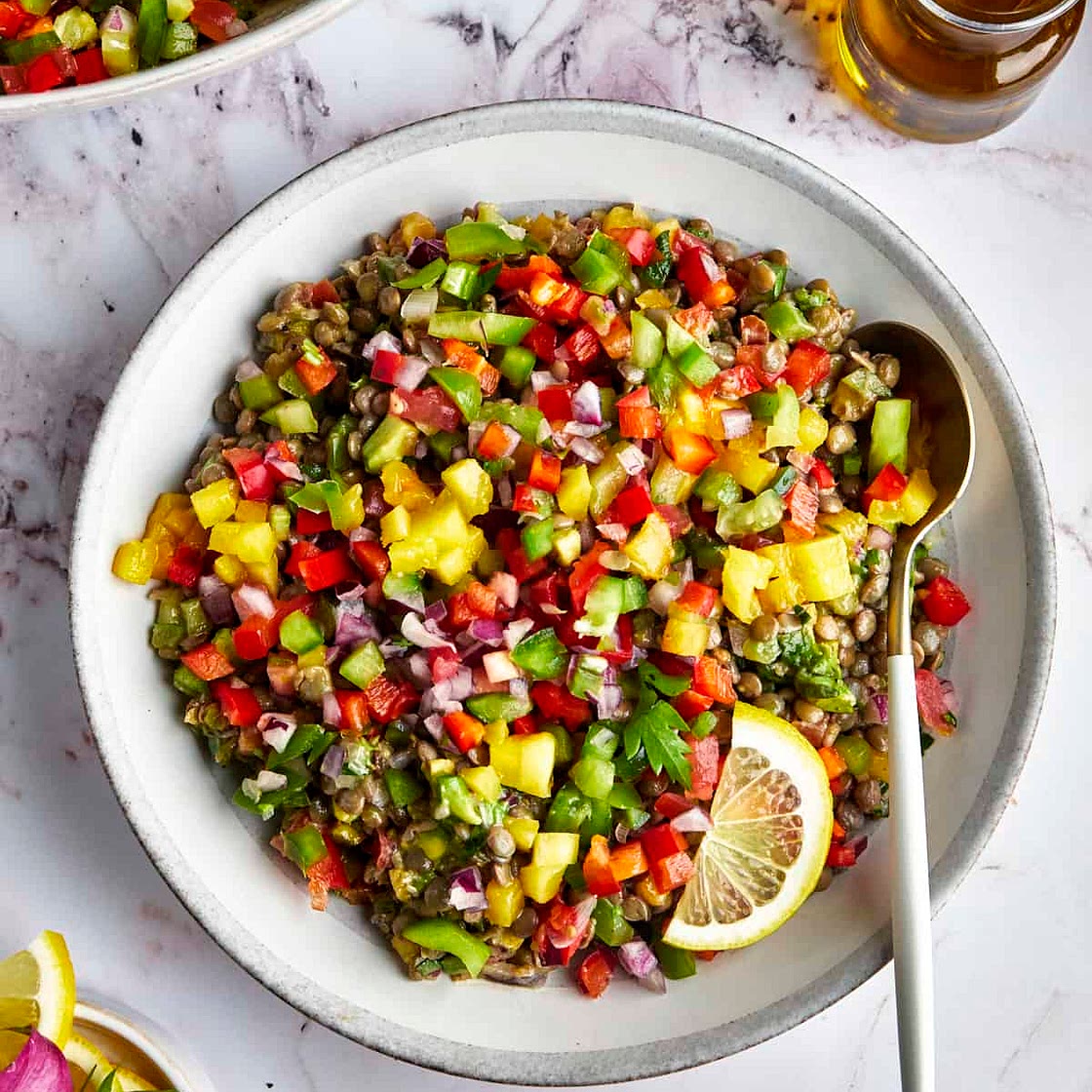 Lentil Mango Salad Recipe