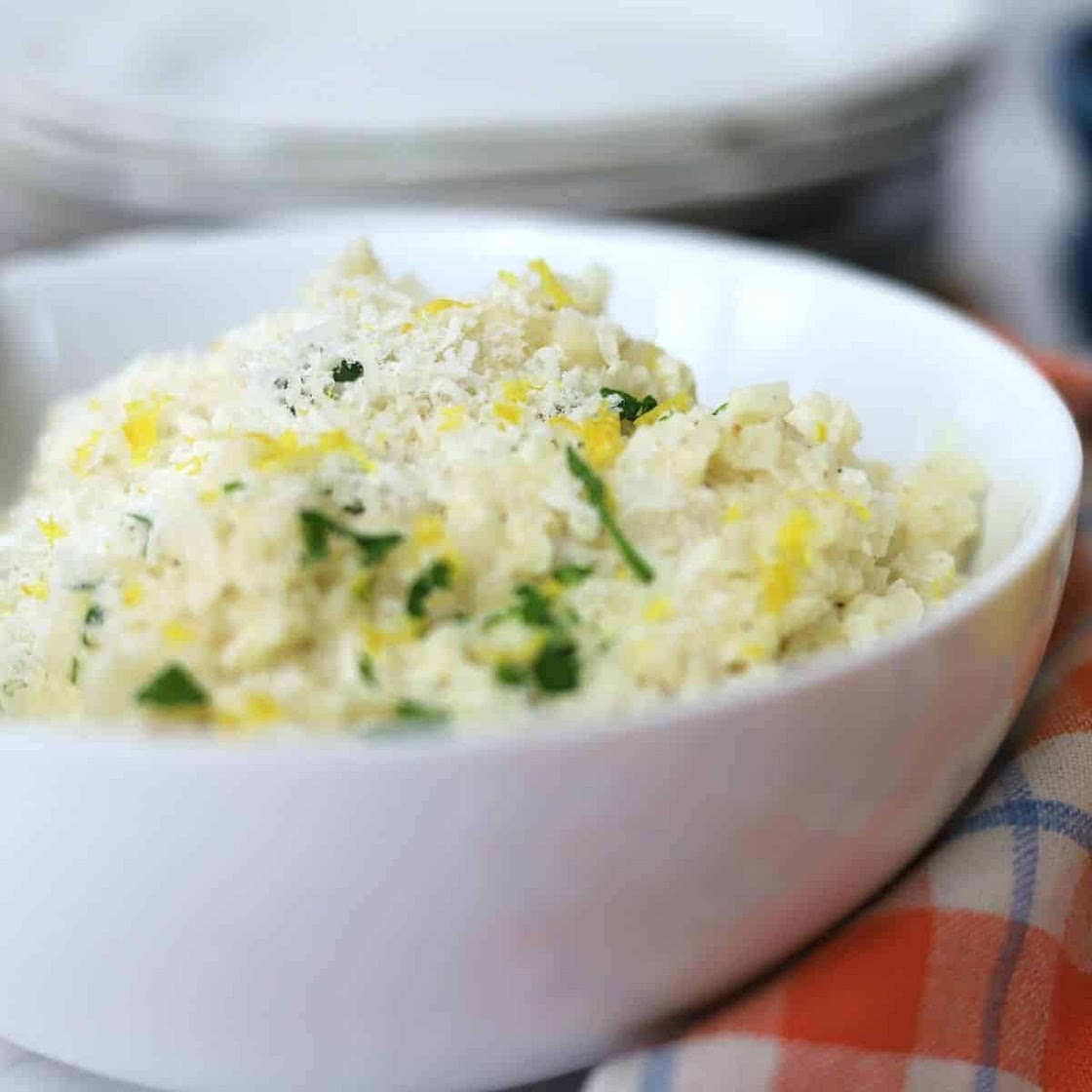 Keto Risotto with Lemon