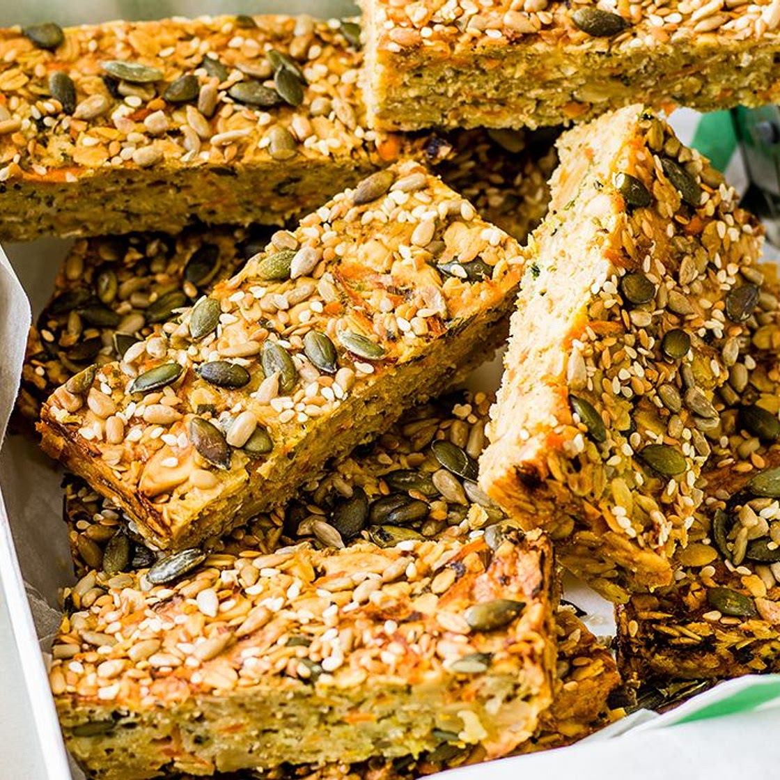 Cheese and onion flapjacks