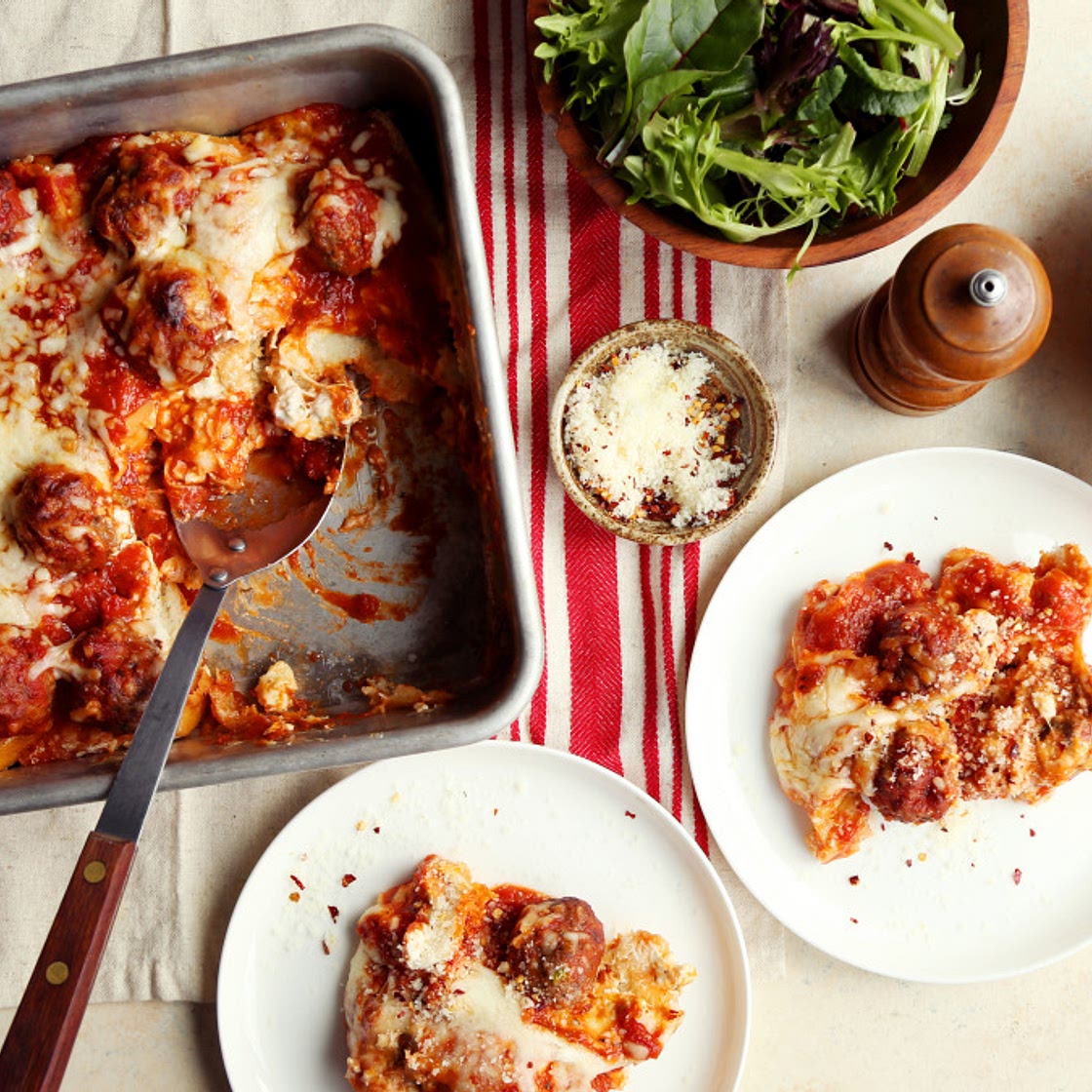 Meatball Sub Casserole