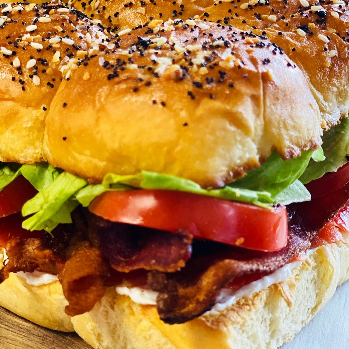 Smoked Salmon BLT Sliders