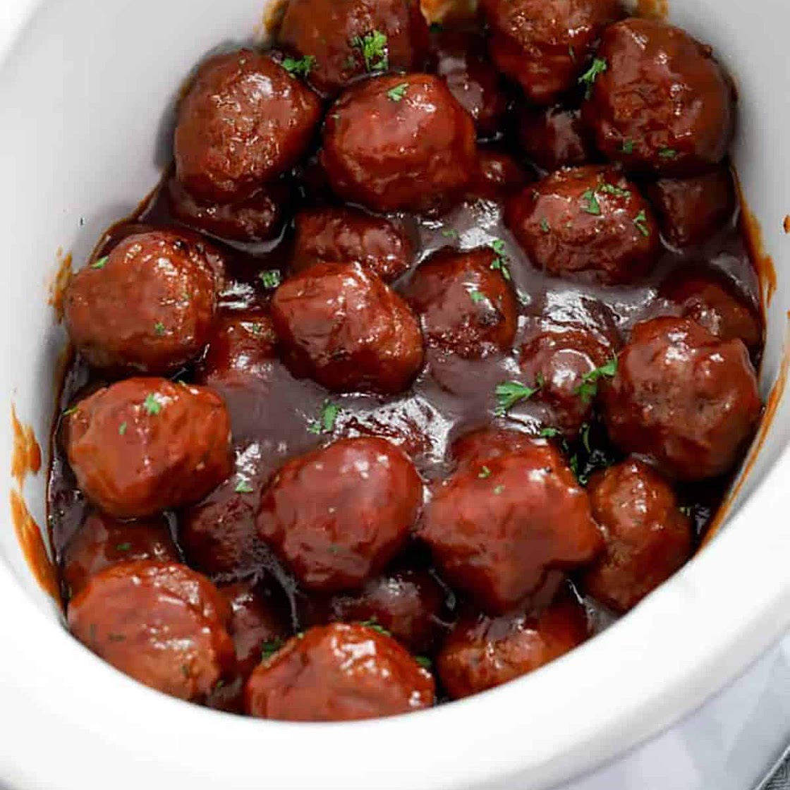 Grape Jelly Meatballs