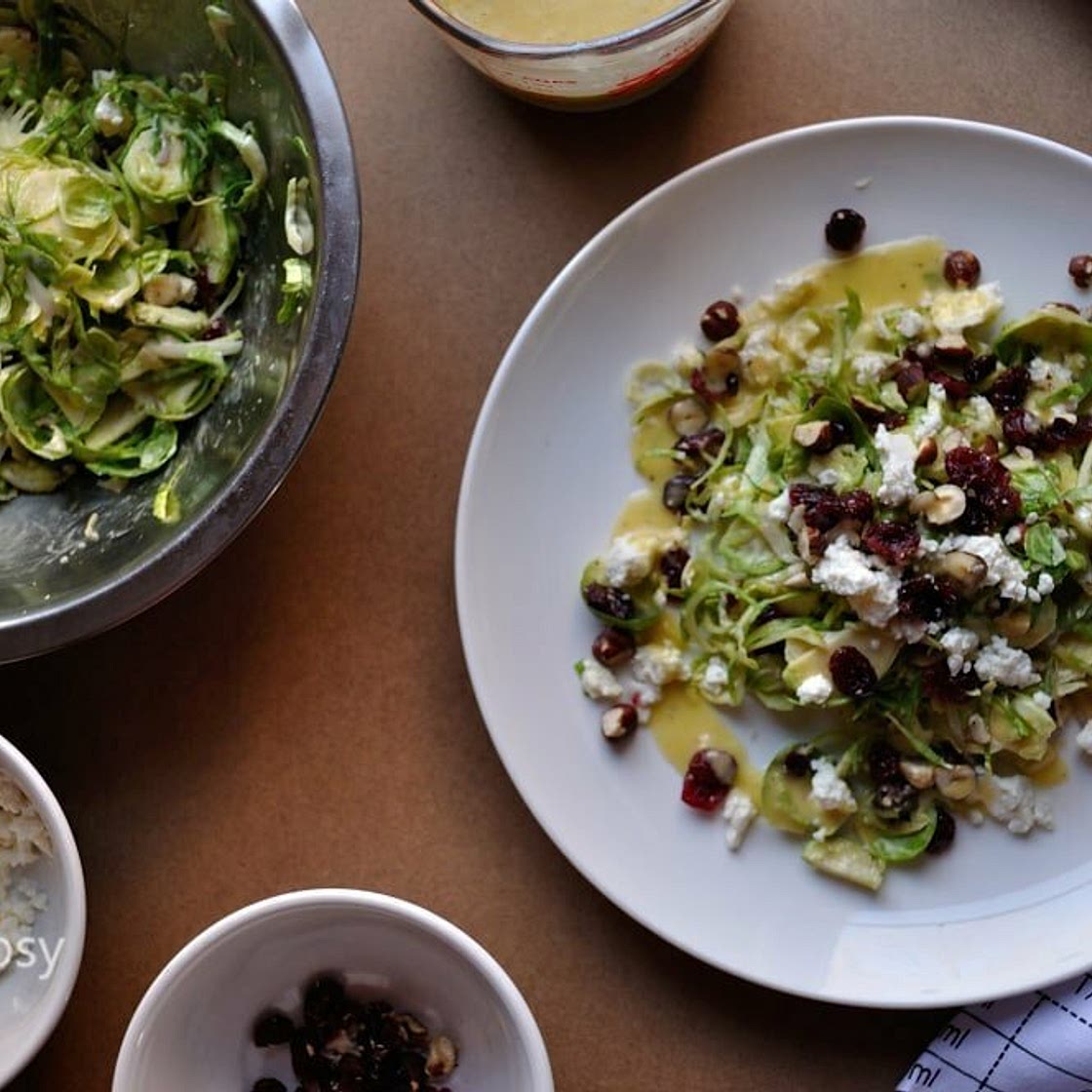 Brussels Sprout Salad with Citrus Vinaigrette – Get Your Winter Greens