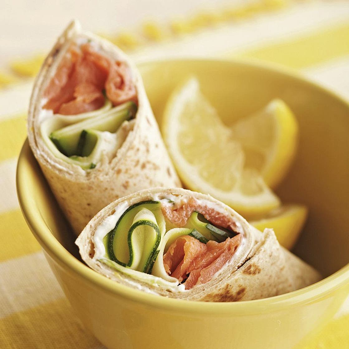 Smoked Salmon Breakfast Wraps
