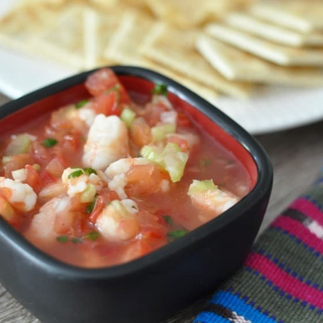 Guatemalan Ceviche de Camaron - Shrimp Ceviche