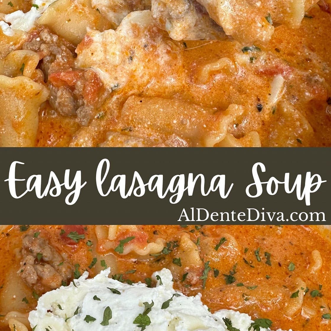Easy Lasagna Soup
