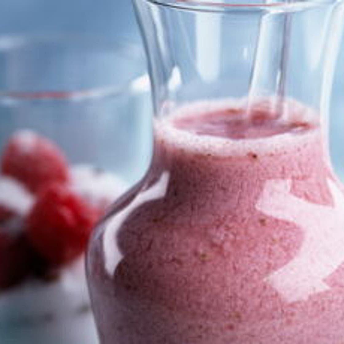 Milk-shake santé à la framboise