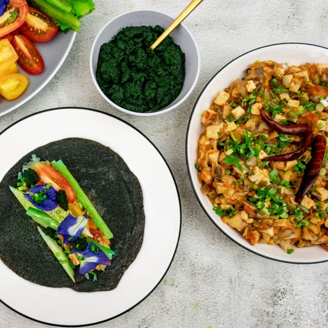 Nam Prik Ong {With Wolffia Globosa}