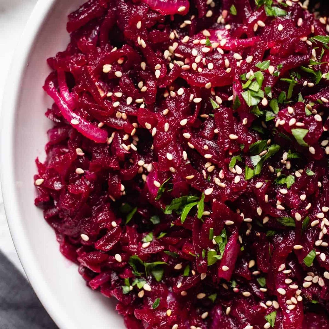 Vegan Beet Salad (Korean Style)