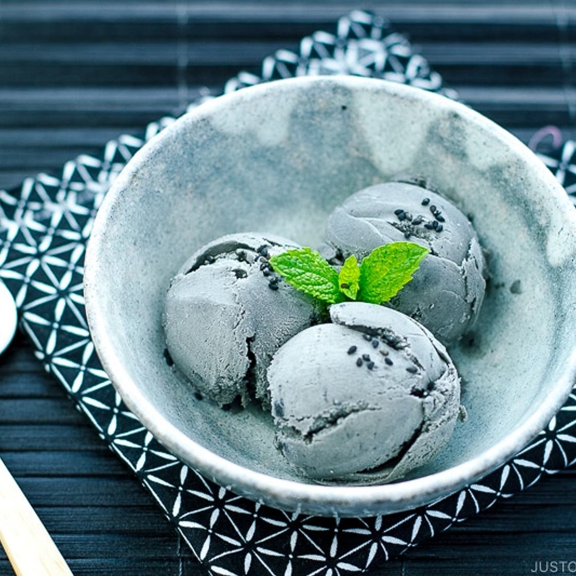 Black Sesame Ice Cream