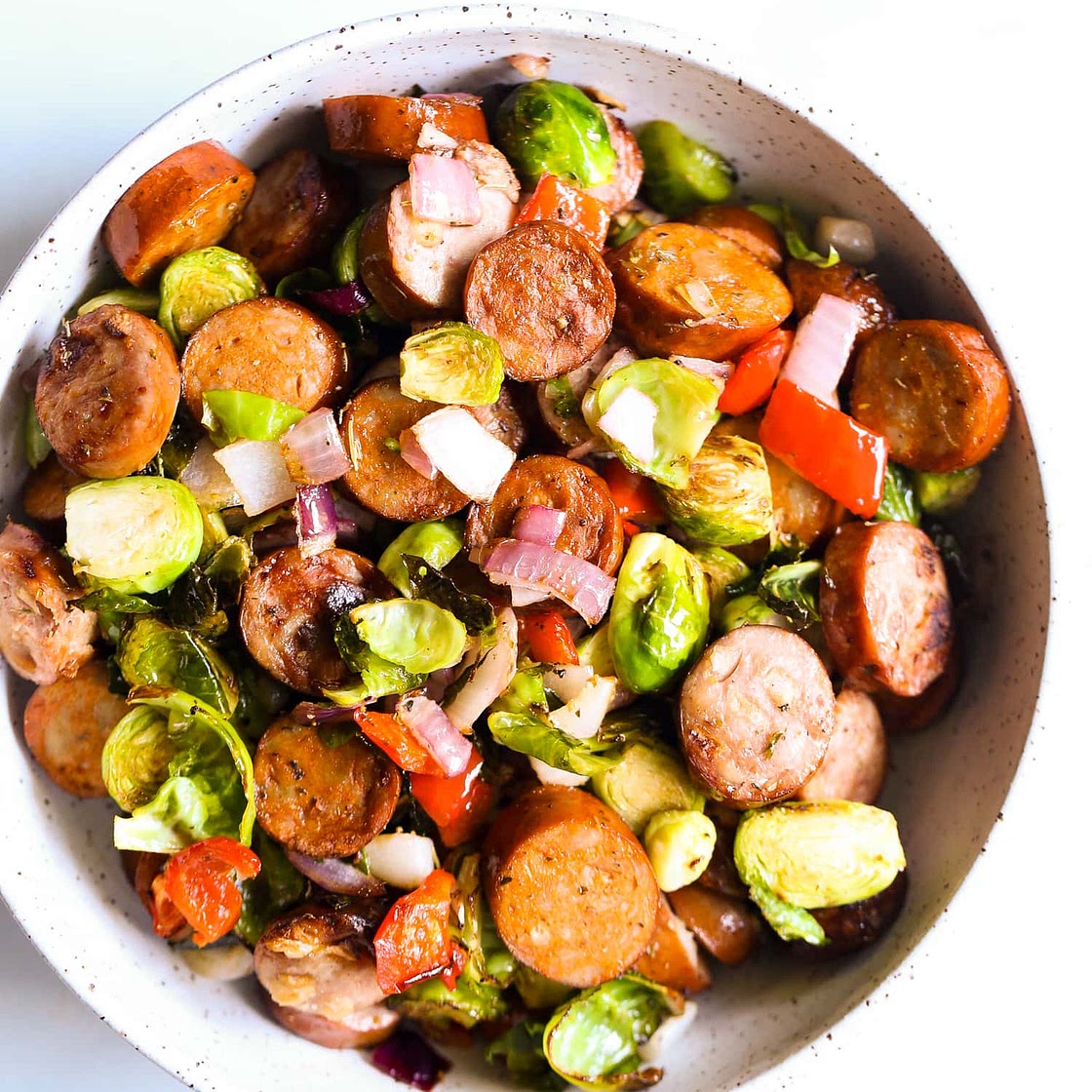 Air Fryer Sausage and Veggies